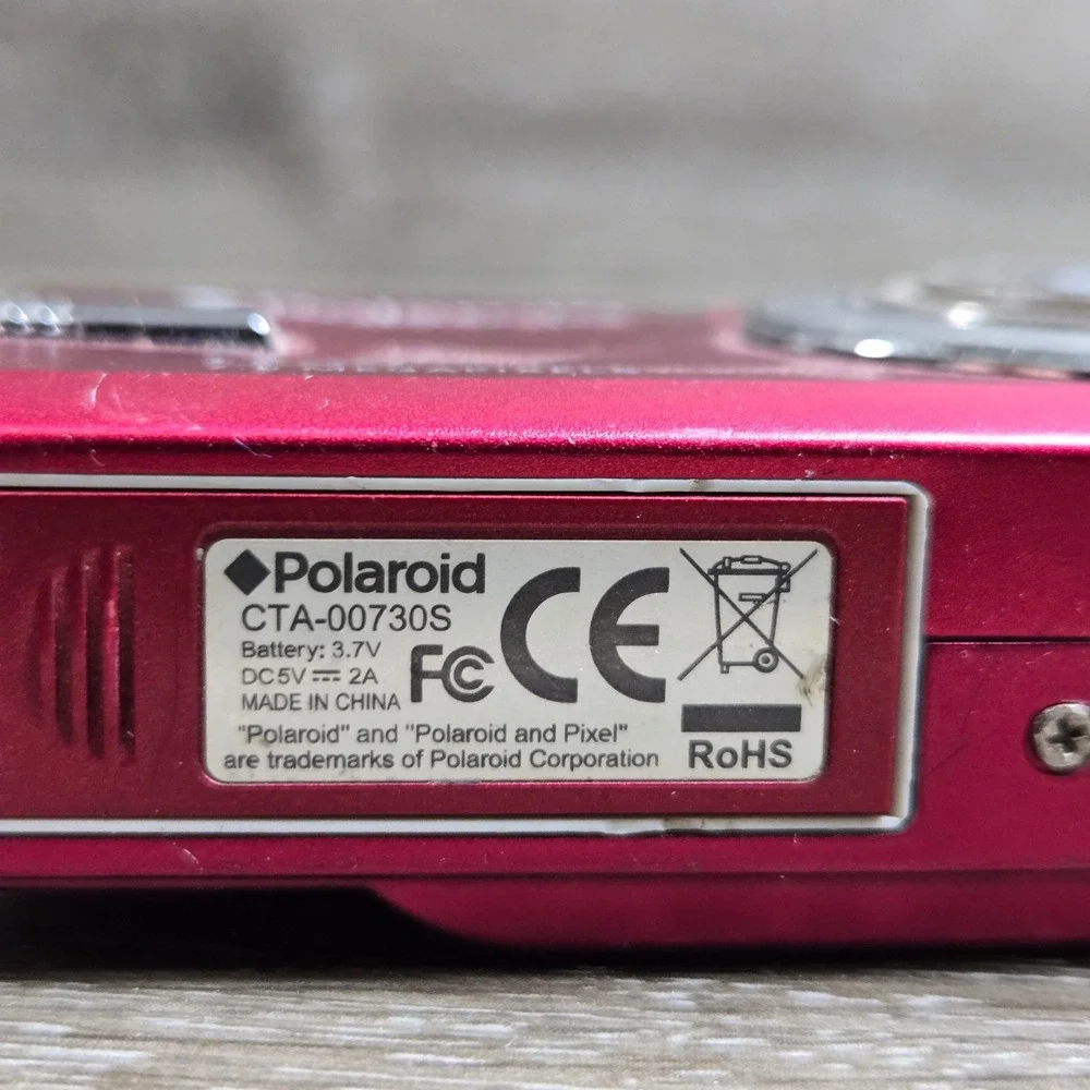 Polaroid T730 7MP Digital Camera 3x Optical Zoom Compact Silver Point & Shoot
